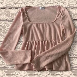 Endless Rose Blush Long Sleeve Top
